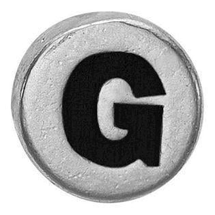 Christina  Lille sølv dot med G, model 603-S-G købes hos Guldsmykket.dk her